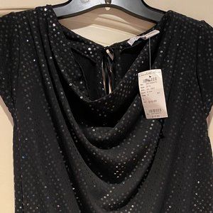 Black Sequin Shirt